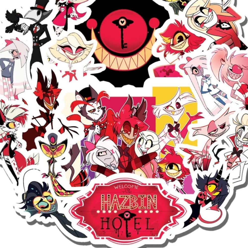 15 hazbin hotel stickers